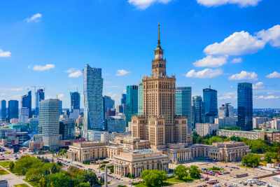 Tiermedizinstudium im Ausland - Blick auf Warschau, Polen